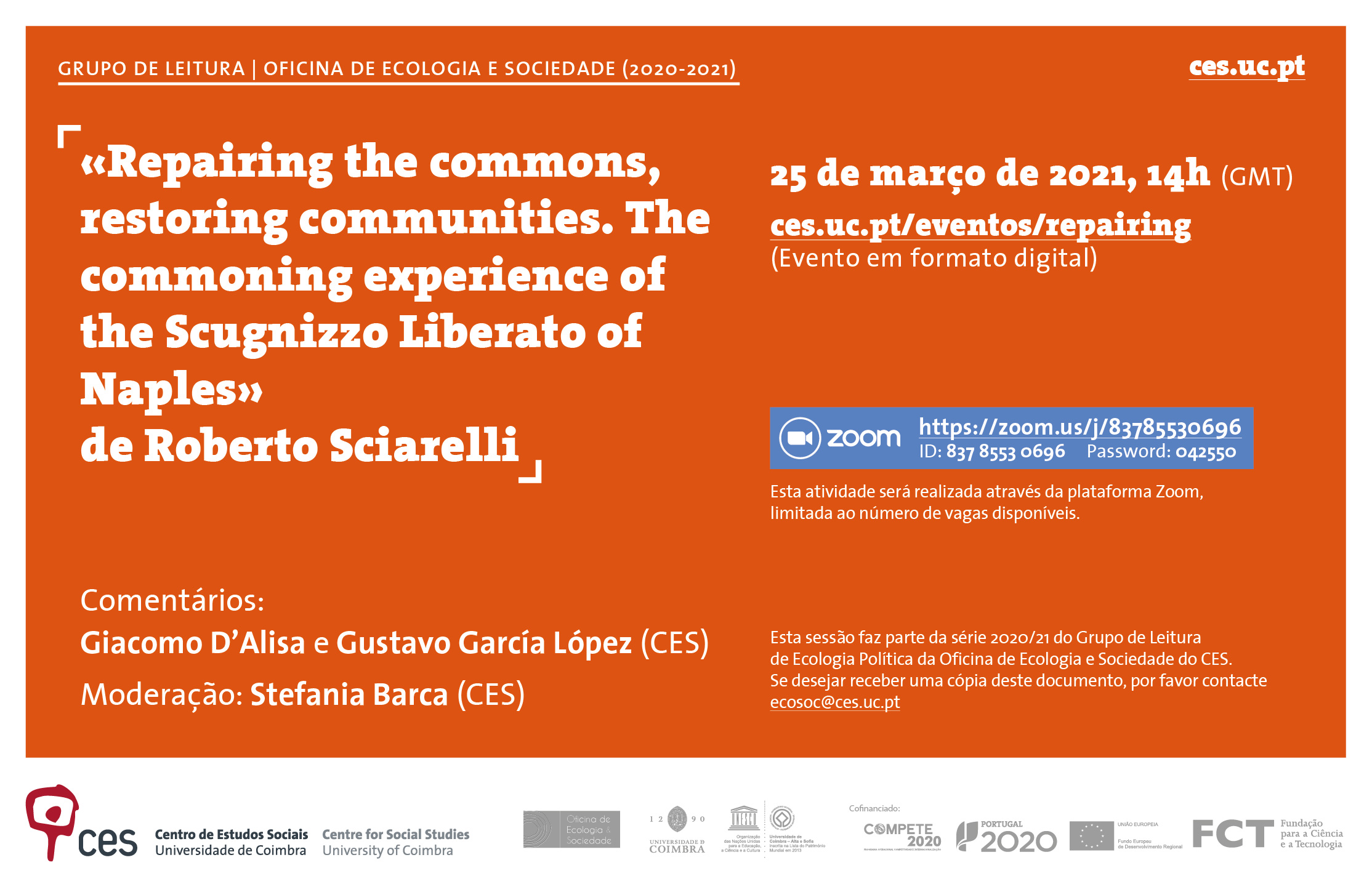 «Repairing the commons, restoring communities. The commoning experience of the <em>Scugnizzo Liberat</em>o of Naples» de Roberto Sciarelli<span id="edit_31777"><script>$(function() { $('#edit_31777').load( "/myces/user/editobj.php?tipo=evento&id=31777" ); });</script></span>