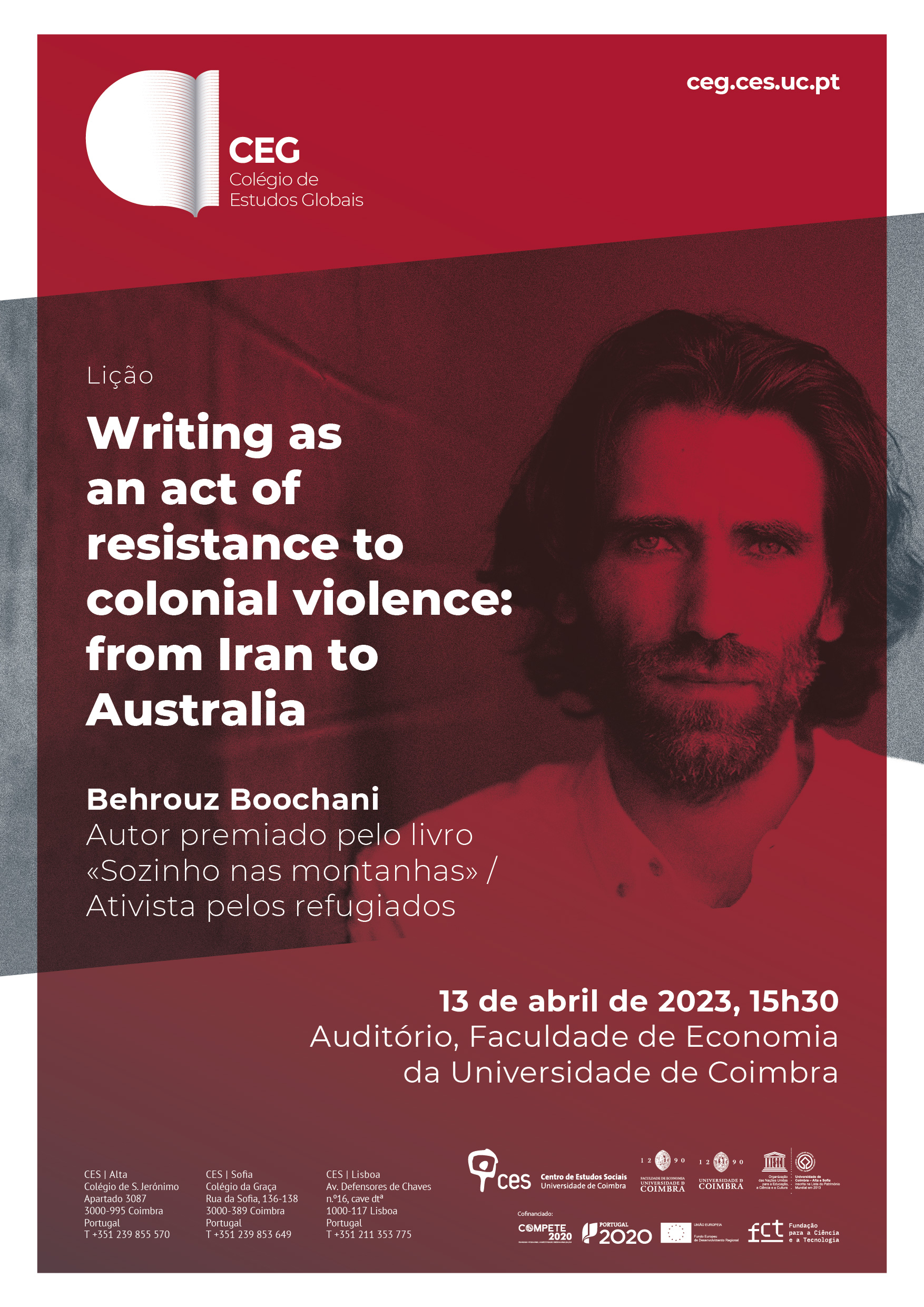 Writing as an act of resistance to colonial violence: from Iran to Australia<span id="edit_42066"><script>$(function() { $('#edit_42066').load( "/myces/user/editobj.php?tipo=evento&id=42066" ); });</script></span>
