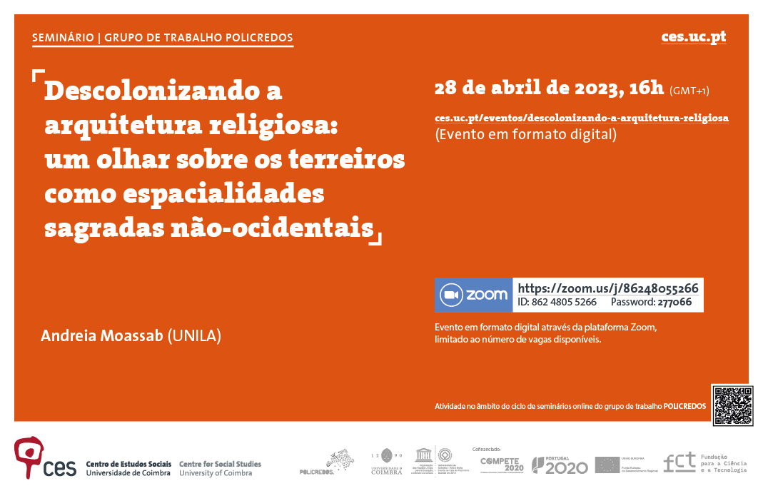 Descolonizando a arquitetura religiosa: um olhar sobre os terreiros como espacialidades sagradas não-ocidentais<span id="edit_43045"><script>$(function() { $('#edit_43045').load( "/myces/user/editobj.php?tipo=evento&id=43045" ); });</script></span>