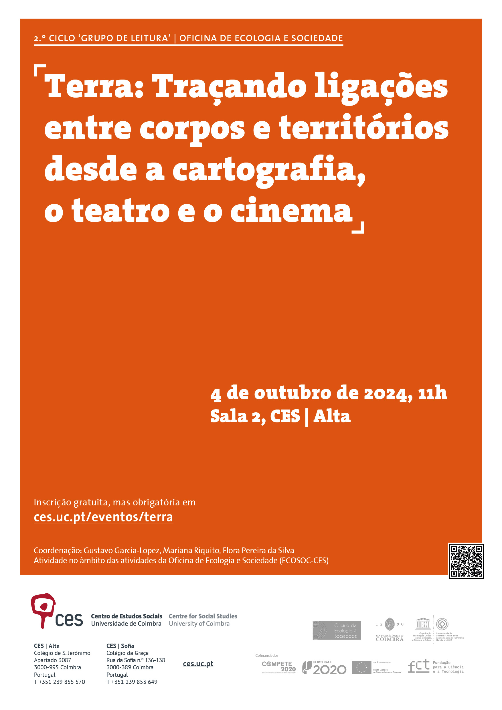 Terra: Traçando ligações entre corpos e territórios desde a cartografia, o teatro e o cinema<span id="edit_46752"><script>$(function() { $('#edit_46752').load( "/myces/user/editobj.php?tipo=evento&id=46752" ); });</script></span>