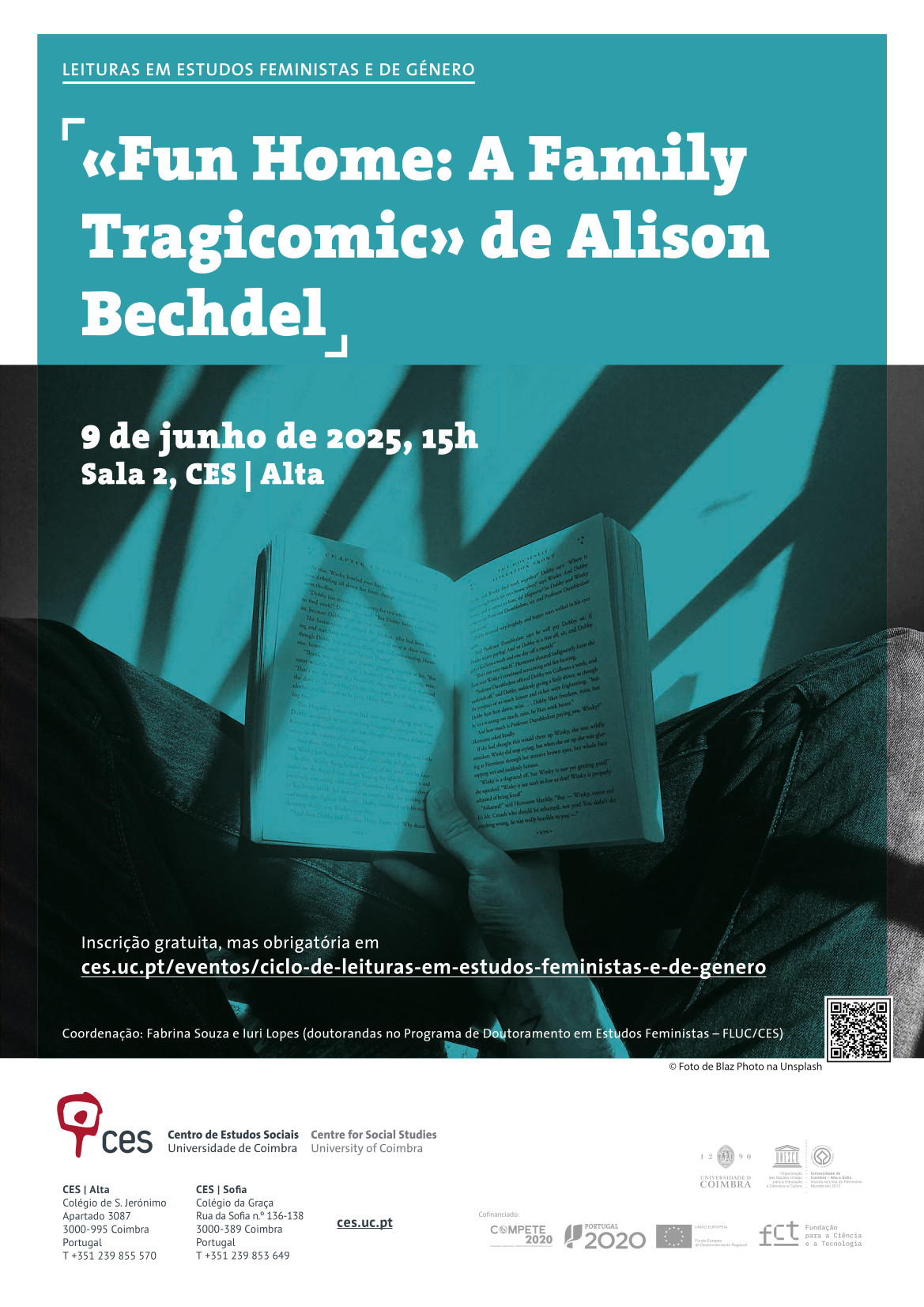 «Fun Home: A Family Tragicomic» by Alison Bechdel<span id="edit_47246"><script>$(function() { $('#edit_47246').load( "/myces/user/editobj.php?tipo=evento&id=47246" ); });</script></span>
