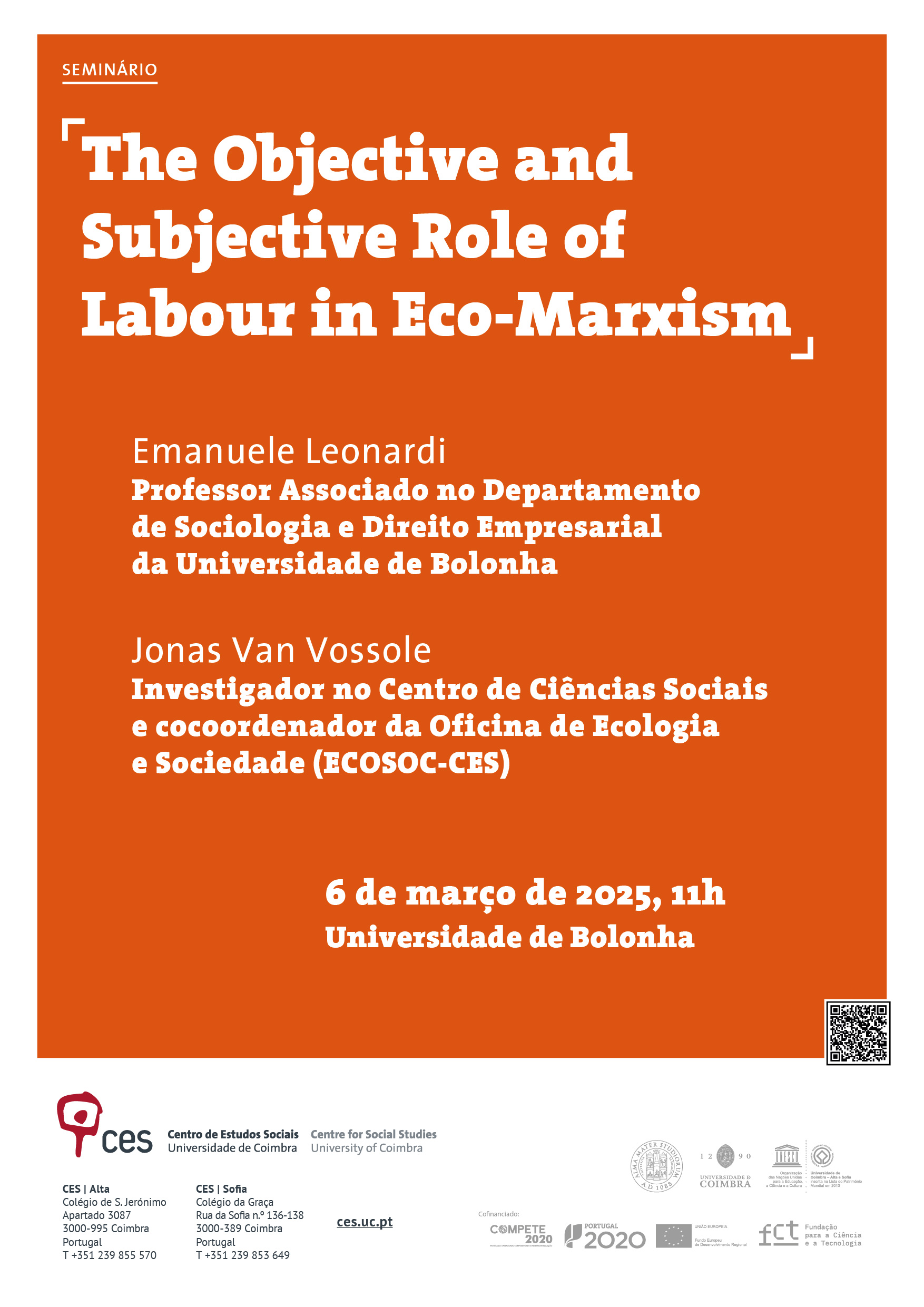 The Objective and Subjective Role of Labour in Eco-Marxism<span id="edit_47529"><script>$(function() { $('#edit_47529').load( "/myces/user/editobj.php?tipo=evento&id=47529" ); });</script></span>