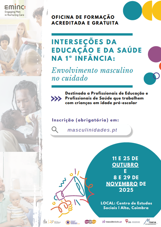 Interseções da Educação e da Saúde na 1.ª infância: envolvimento masculino no cuidado<span id="edit_47732"><script>$(function() { $('#edit_47732').load( "/myces/user/editobj.php?tipo=evento&id=47732" ); });</script></span>