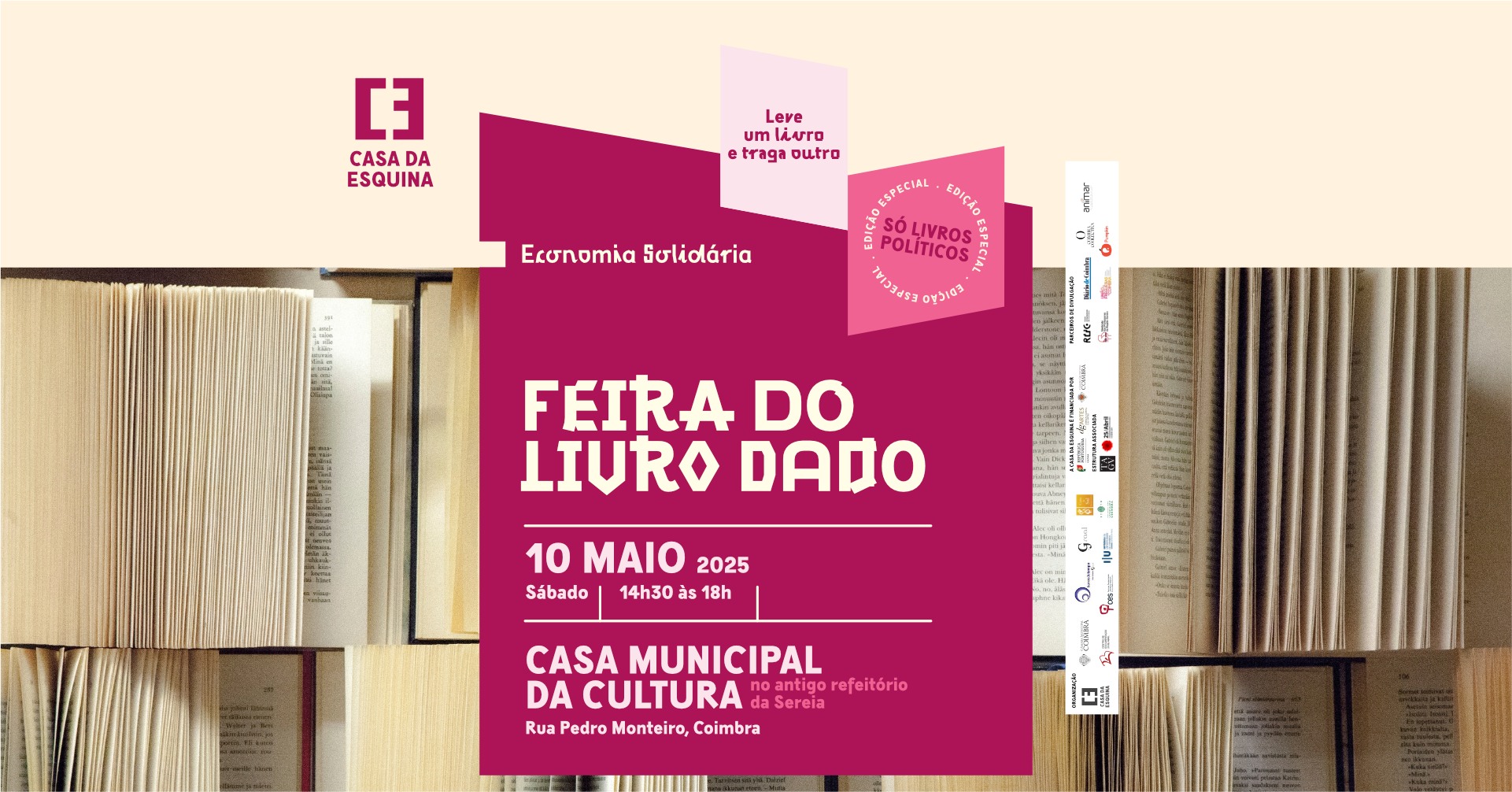 Donated Book Fair - Special Edition on Political Books <span id="edit_47976"><script>$(function() { $('#edit_47976').load( "/myces/user/editobj.php?tipo=evento&id=47976" ); });</script></span>