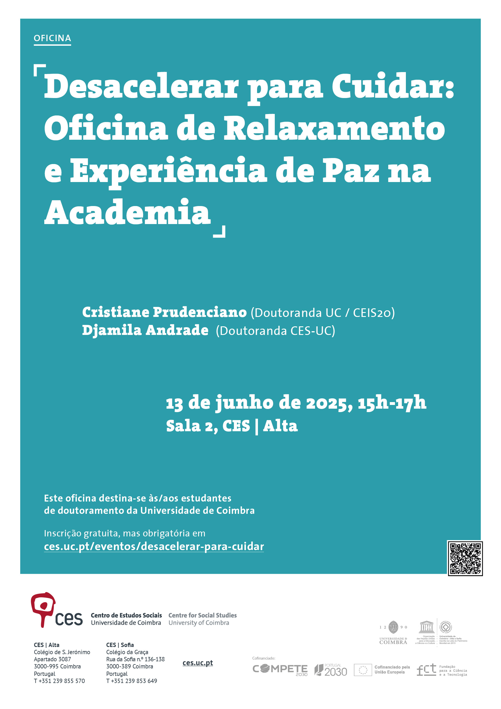 Slowing Down to Care: Relaxation Workshop and an Experience of Peace at the Academy <span id="edit_48034"><script>$(function() { $('#edit_48034').load( "/myces/user/editobj.php?tipo=evento&id=48034" ); });</script></span>