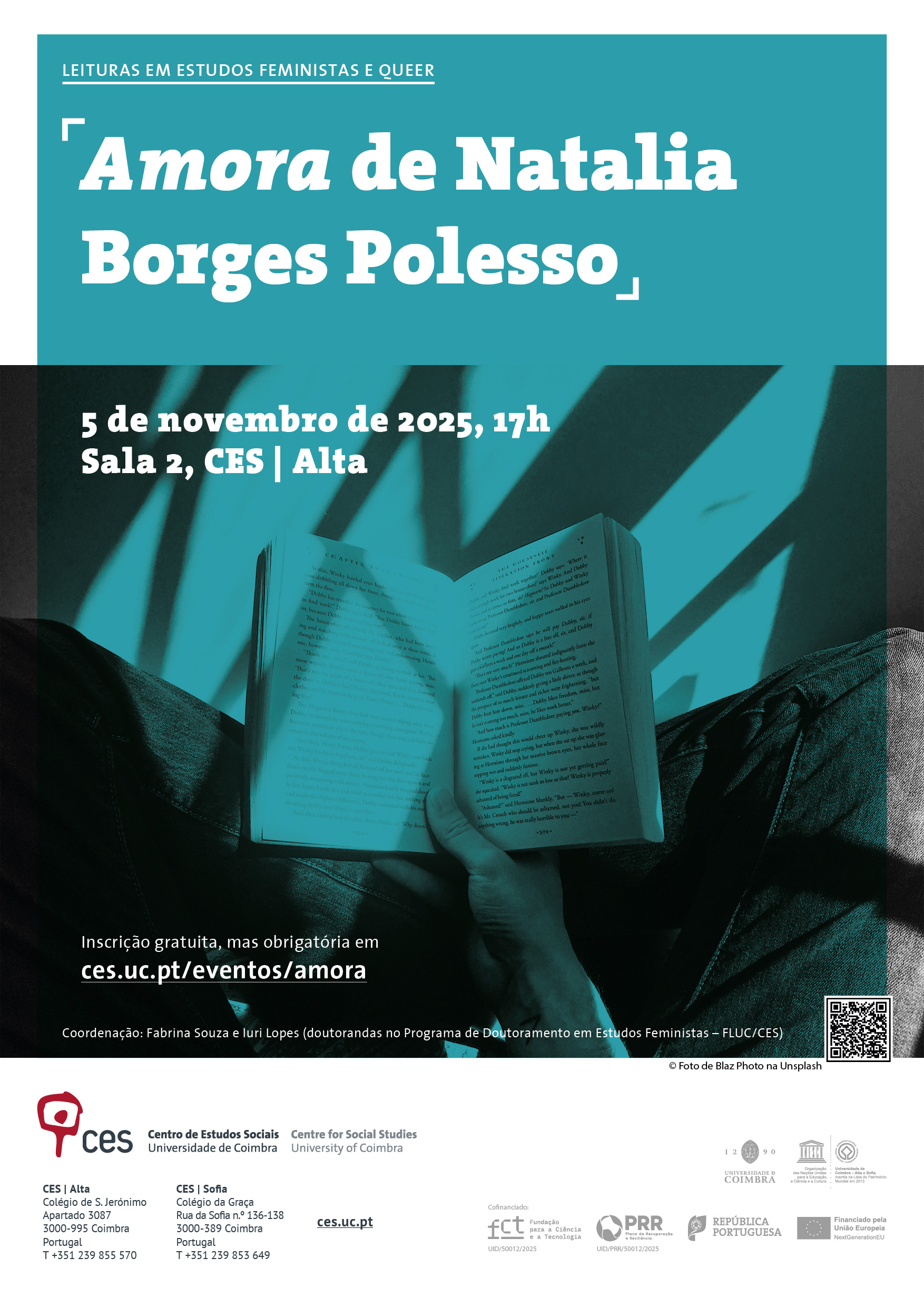 <em>Amora</em> de Natalia Borges Polesso<span id="edit_48605"><script>$(function() { $('#edit_48605').load( "/myces/user/editobj.php?tipo=evento&id=48605" ); });</script></span>