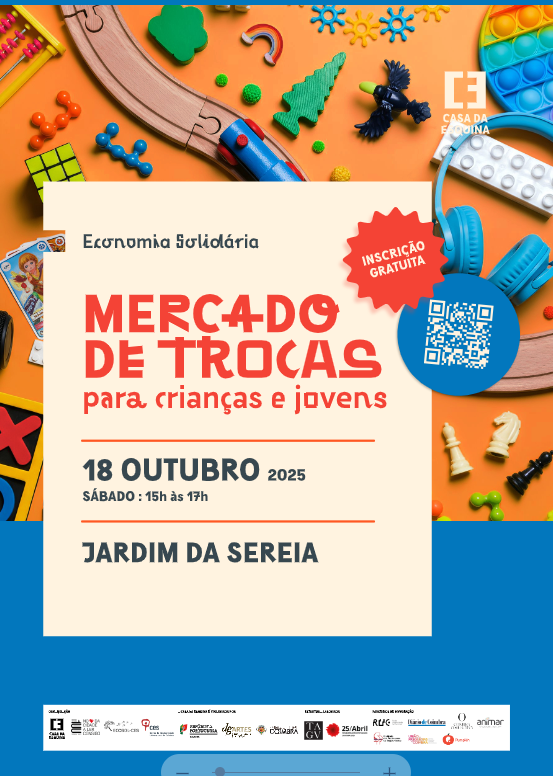 Mercado de Trocas para Crianças e Jovens<span id="edit_48684"><script>$(function() { $('#edit_48684').load( "/myces/user/editobj.php?tipo=evento&id=48684" ); });</script></span>