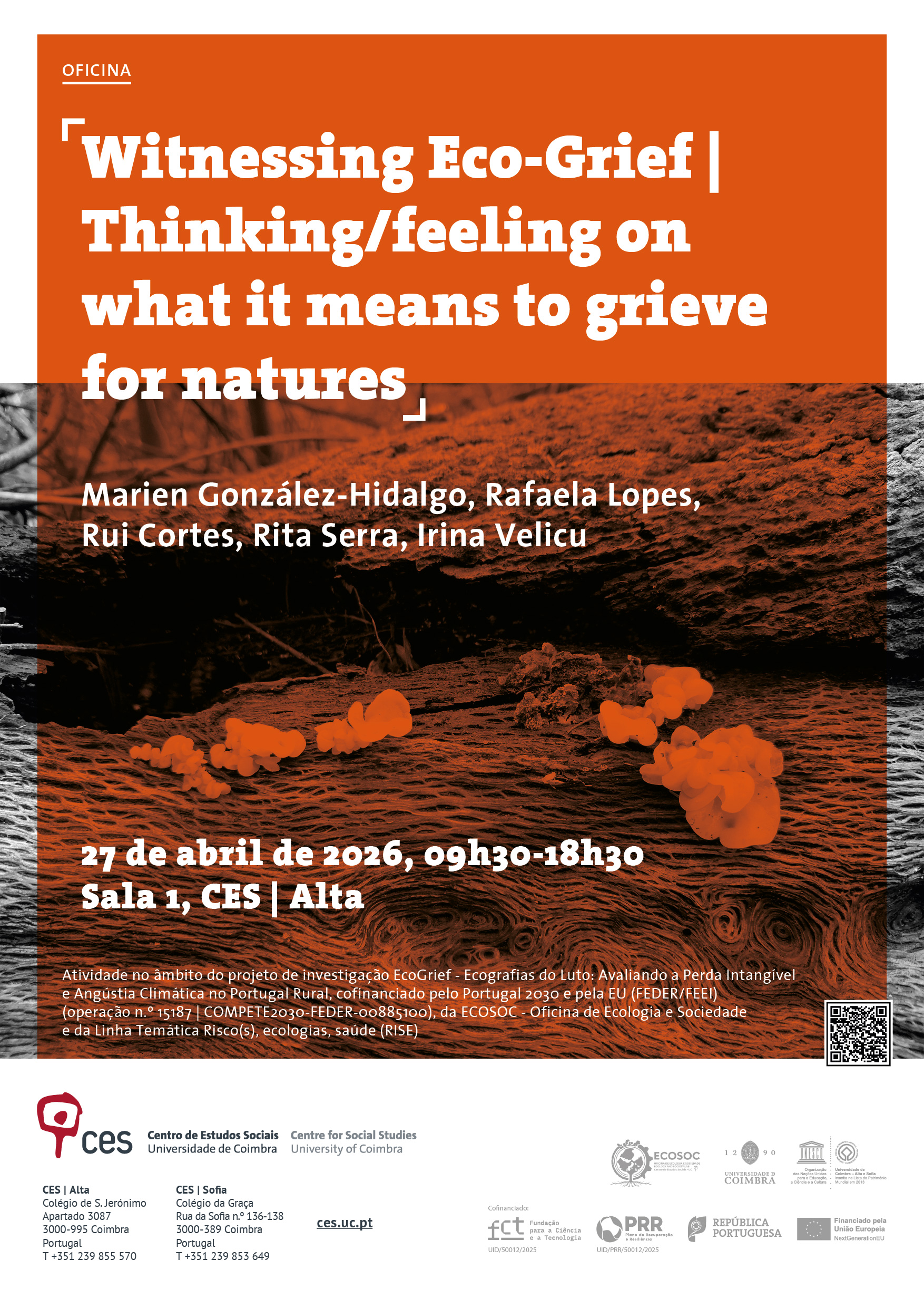 Witnessing Eco-Grief | Thinking/feeling on what it means to grieve for natures<span id="edit_49190"><script>$(function() { $('#edit_49190').load( "/myces/user/editobj.php?tipo=evento&id=49190" ); });</script></span>