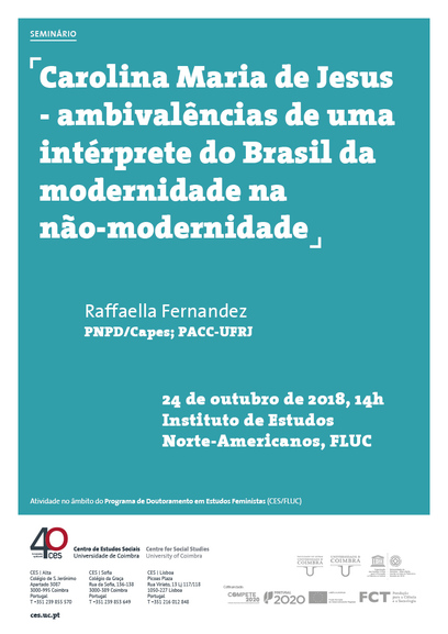 Carolina Maria de Jesus - an interpreter's ambivalences of  Brazil's modernity in non-modernity<span id="edit_21207"><script>$(function() { $('#edit_21207').load( "/myces/user/editobj.php?tipo=evento&id=21207" ); });</script></span>